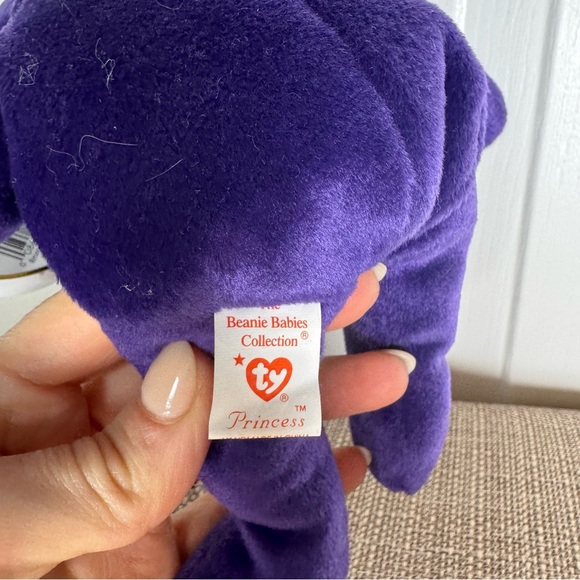 Ty Beanie Baby Princess Diana Teddy Bear Beanie Babies Princess of Wales 1997 - Picture 4 of 7